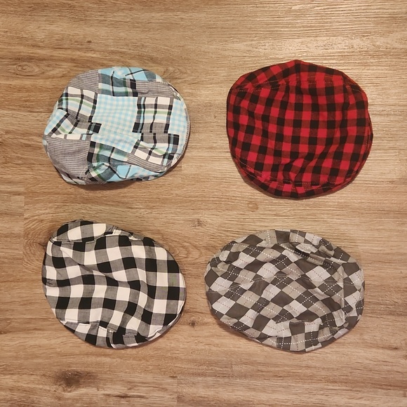 Various Other - Bundle of Boys Plaid Flat Caps